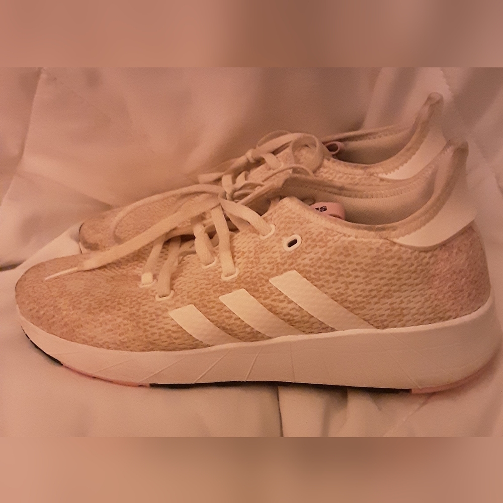 Adidas Cloudform Ortholite Float ~ Beige and White ~ Women's Size 8.5